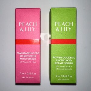 Peach & Lily serum & moisturizer duo NIB